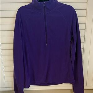 Zella Vibrant Purple Fleece Top